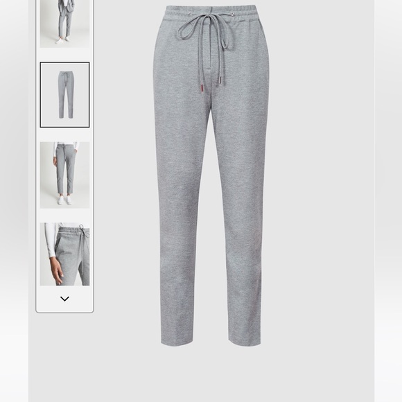 Reiss NEAVE SLIM FIT JERSEY STRETCH TROUSERS - Size US 8 - Picture 4 of 5